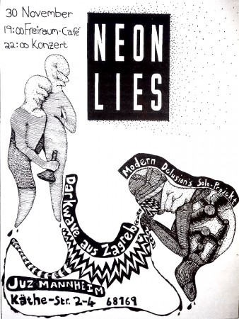 Neon Lies (Darkwave-synth-post / Zagreb) Werbeplakat