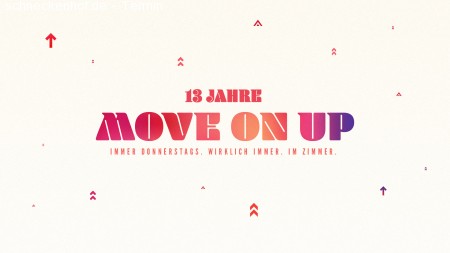 13 Jahre Move On Up Werbeplakat
