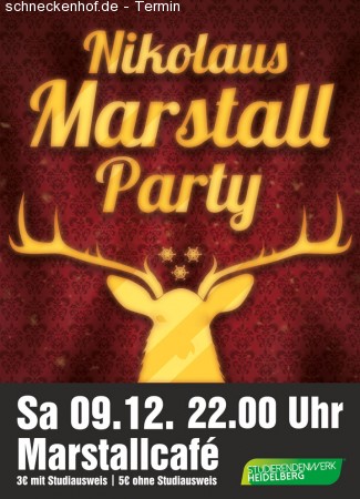 Nikolaus-Marstall-Party Werbeplakat
