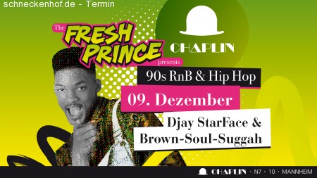 Fresh Prince Party - RnB & Hip Hop Werbeplakat