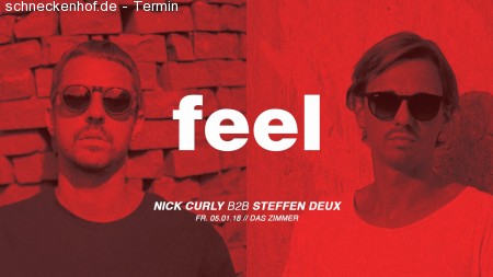 feel: Nick Curly & Steffen Deux Werbeplakat
