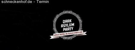 Dark Asylum Party - Dark Wave, Gothic Werbeplakat