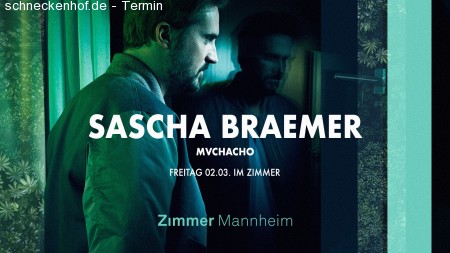 Sascha Braemer im Zimmer Werbeplakat