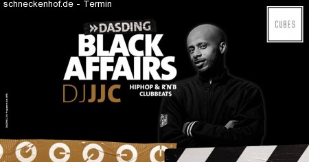 DASDING Black Affairs Party | CUBES Club Werbeplakat