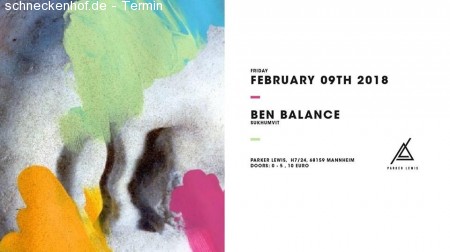 Ben Balance at Parker Lewis Mannheim Werbeplakat