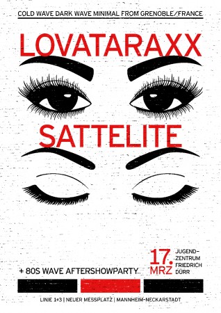 Lovataraxx & Sattelite Werbeplakat