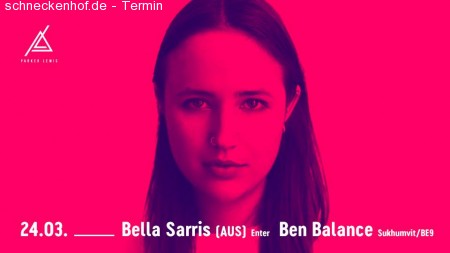 Bella Sarris (Enter.) & Ben Balance Werbeplakat