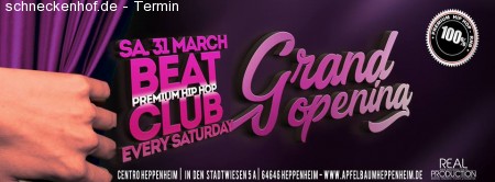 Grand Opening - Beat Club on March 31 Sa Werbeplakat