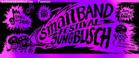 V. Small Band Festival Jungbusch Werbeplakat