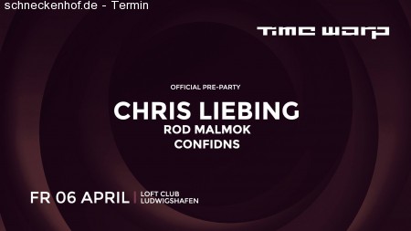 Time Warp Pre-Party: Chris Liebing Werbeplakat