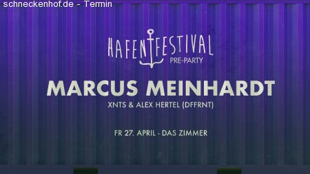 Marcus Meinhardt: Hafenfestival Pre-Part Werbeplakat