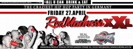 Red Madness | Fri 27 April All U Can Dri Werbeplakat