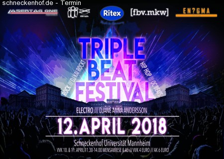 Triple Beat Festival Werbeplakat