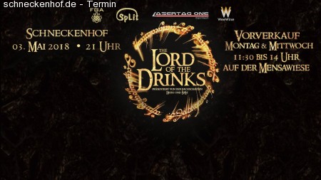 Lord of the Drinks - Fotobox Werbeplakat
