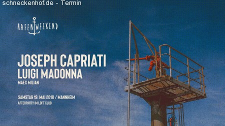 Joseph Capriati & Luigi Madonna am Hafen Werbeplakat