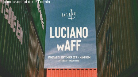 Luciano & wAFF am Hafen Werbeplakat