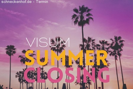 VISUM Summer Closing Party Werbeplakat