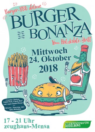 Burger-Bonanza im Marstall Werbeplakat