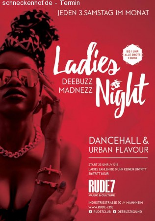 LADIES NIGHT - Jamaican & Urban Vibes Werbeplakat