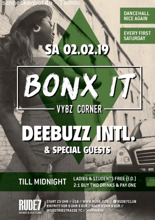 BONX iT - Students & Ladies free Werbeplakat