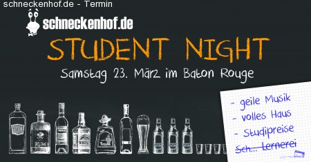 schneckenhof.de Student Night Werbeplakat