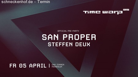Time Warp Pre-Party: San Proper Werbeplakat
