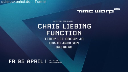 Time Warp Pre-Party: Chris Liebing & Fun Werbeplakat