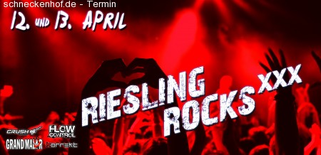 Riesling Rocks 30 - Freitag Werbeplakat