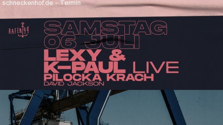 Lexy & K-Paul live am Hafen 49 Werbeplakat