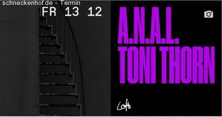 A N A L & Toni Thorn im Loft Werbeplakat