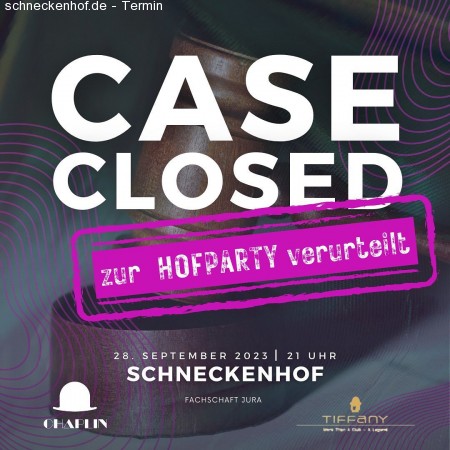 Case Closed - Fotobox Werbeplakat