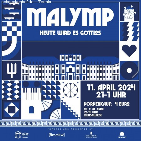 Malymp - heute wird es gottlos Werbeplakat