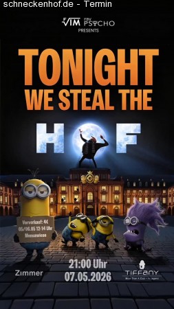 Tonight, We Steal The HOF! - Fotobox Werbeplakat