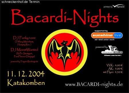 bacardi-nights Werbeplakat