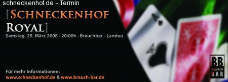 Schneckenhof Royale Werbeplakat