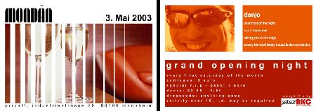 MONDÄN Werbeplakat