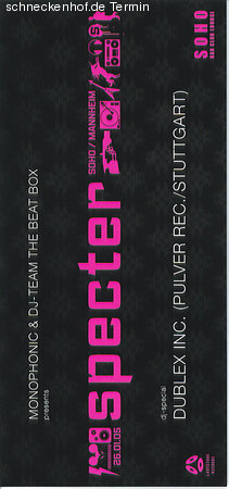 Specter Werbeplakat