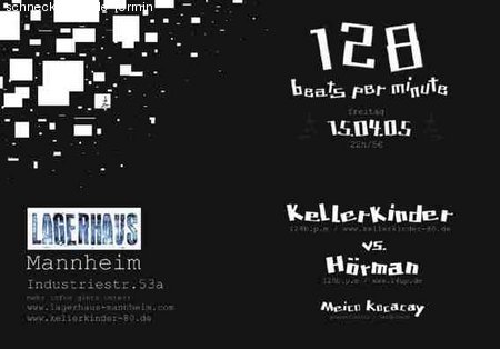 128bpm Werbeplakat