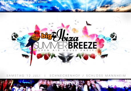 bigFM IBIZA Summer Breeze Werbeplakat