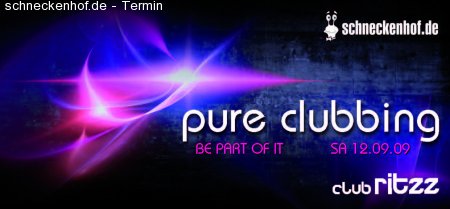 sh.de Pure Clubbing Werbeplakat