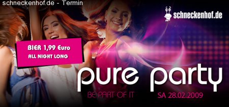 sh.de Pure Party Werbeplakat