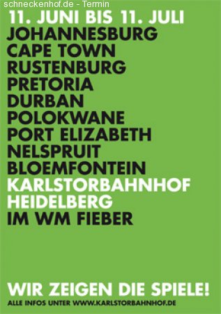 WM Live 1.Halbfinale Werbeplakat