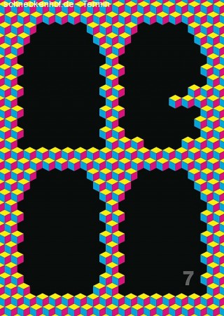 Neon Werbeplakat