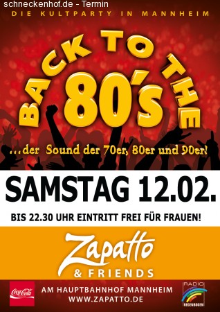 Back to the 80´s Werbeplakat