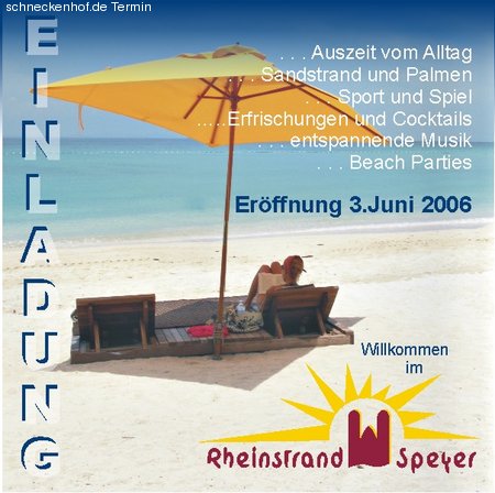 Eröffnungsparty  Werbeplakat