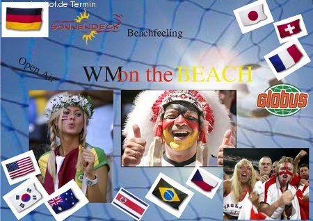 WM-Finale - große WM Party Werbeplakat