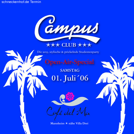 Campus Club - Open Air Werbeplakat
