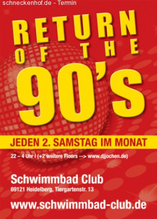Return of the 90´s Werbeplakat