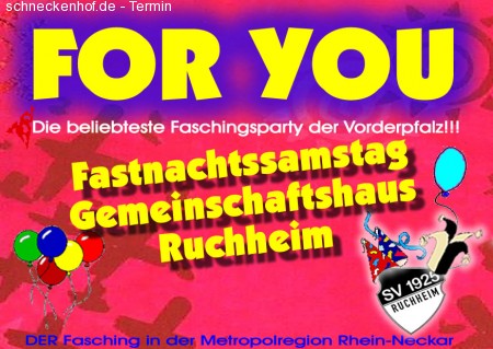 For You Werbeplakat