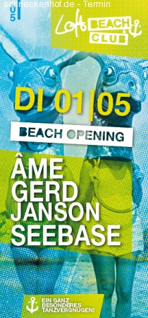 Loft Beach Opening Werbeplakat